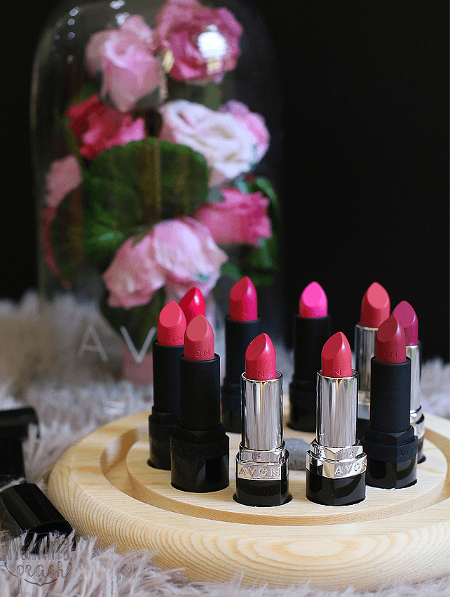 The 2018 Avon Pink Lipstick Selection