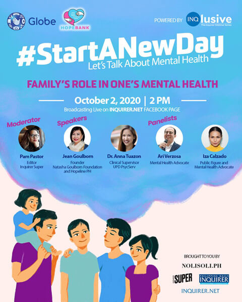 #StartANewDay Webinar : Family’s Role in One’s Mental Health