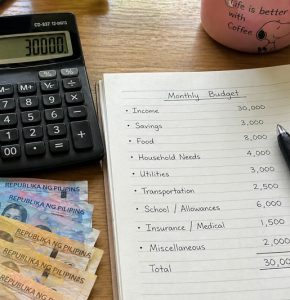 budget ₱30000 salary Philippines