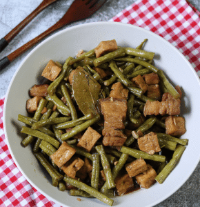 Adobong Sitaw with Tofu and Pork