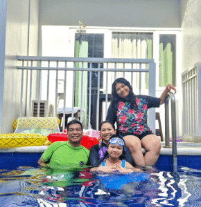 simple family staycation