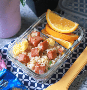 Chicken Luncheon Meat Fried Rice Baon