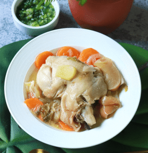 Waterless Chicken Soup